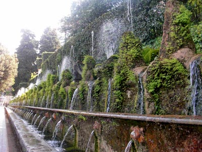 Villa da  Este, 100 Fontana, Tivoli