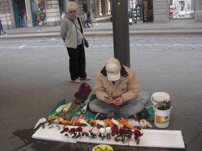 Vajarstvo na povrću, Milano